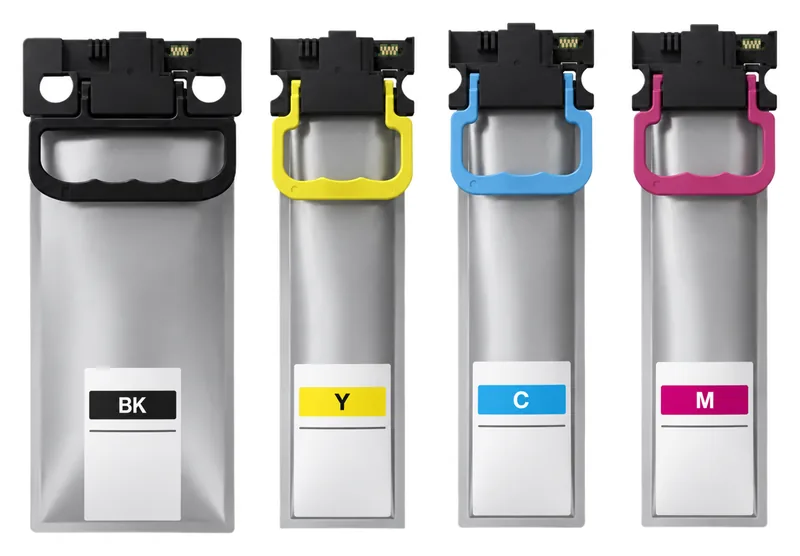 Kit de Cartuchos de Tinta Epson WF-C5210/WF-C5290/WF-C5710/WF-C5790 (BK 100ml, C, M, Y 70ml)